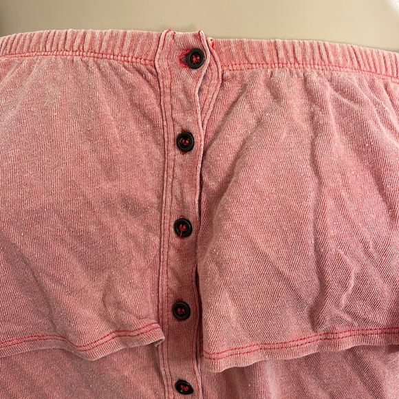 We the Free Off the Shoulder Linen Blouse - Picture 6 of 11